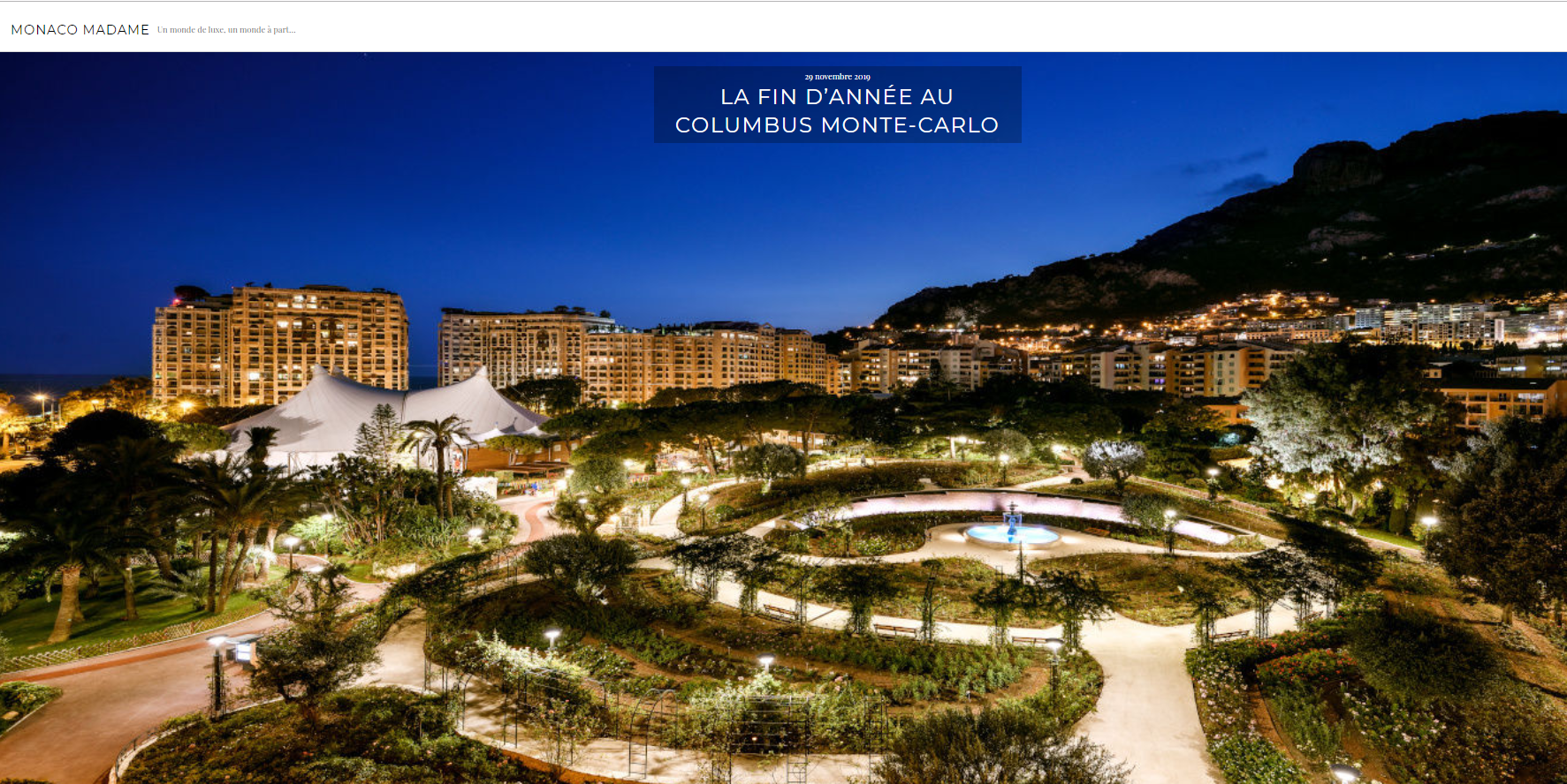 Monaco-Madame-Fin-d-annee-Columbus-Monte-Carlo