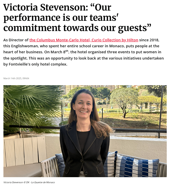Victoria Stevenson : « Notre performance, c'est l'engagement de nos équipes envers les clients »